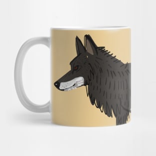 Himalayan Black Wolf Mug